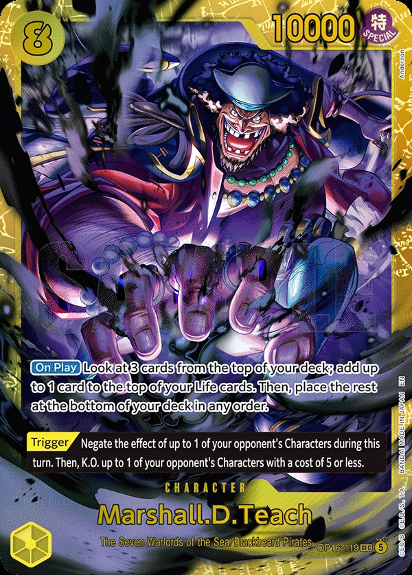 Carta Marshall.D.Teach (OP16-119)