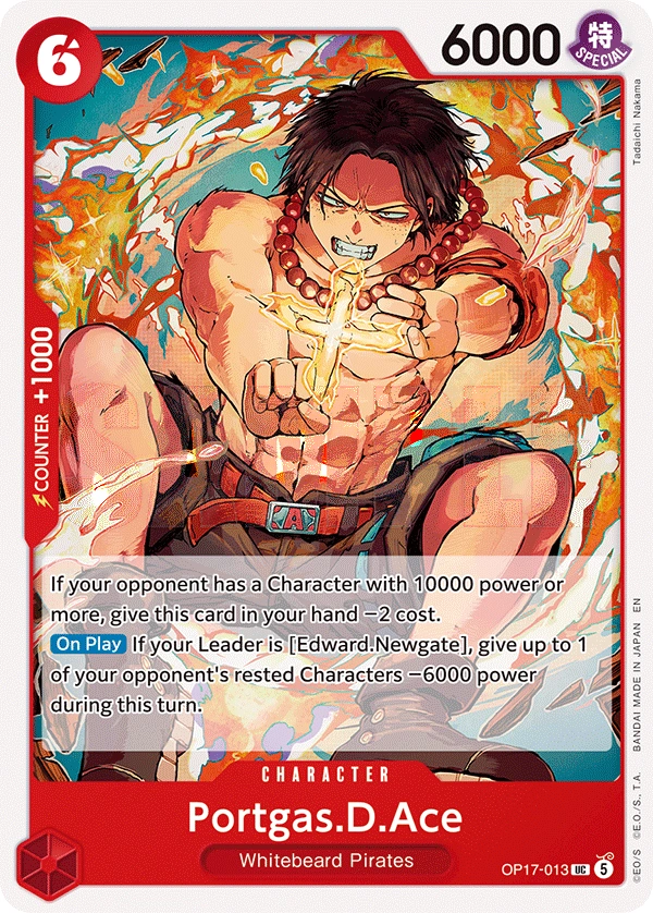Carta Portgas.D.Ace (OP17-013)