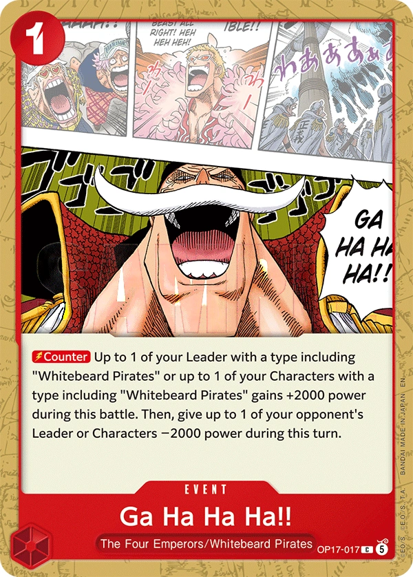 Carta Ga Ha Ha Ha!! (OP17-017)