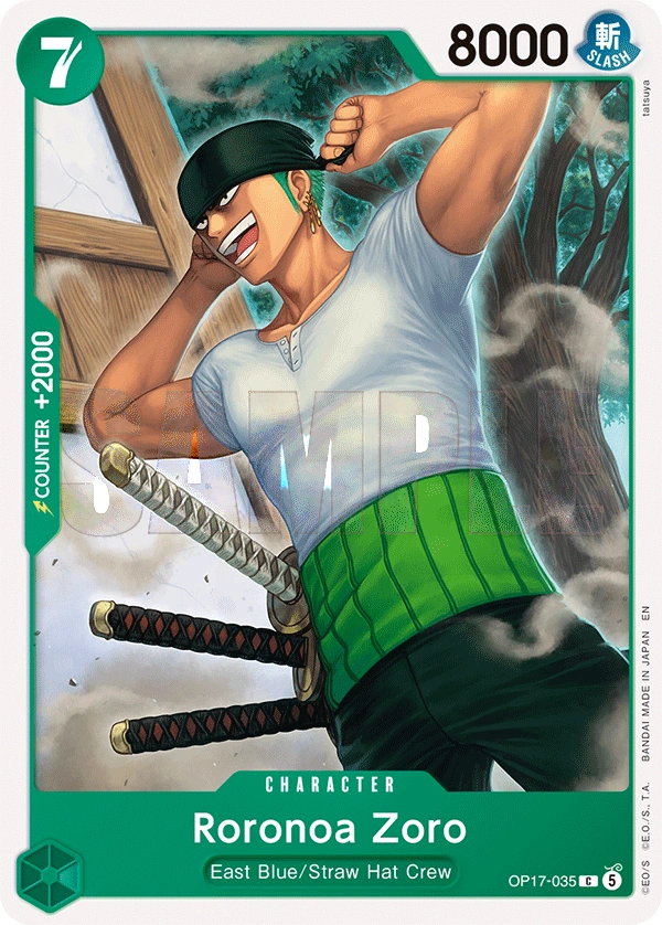 Carta Roronoa Zoro (OP17-035)