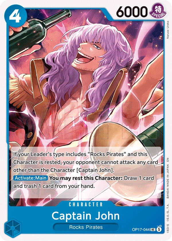 Carta Captain John (OP17-044)