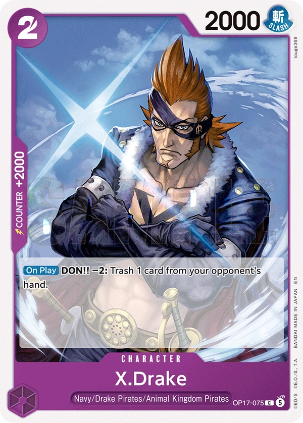 Carta X.Drake (OP17-075)