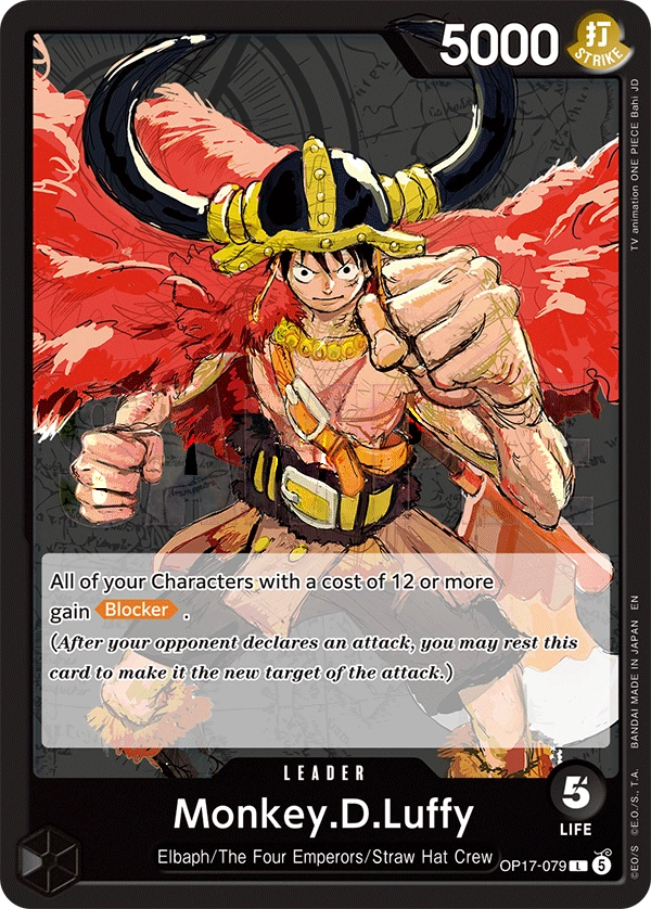 Carta Monkey.D.Luffy (OP17-079)