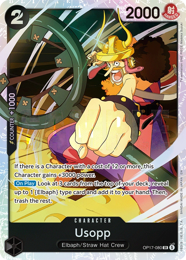 Carta Usopp (OP17-080)