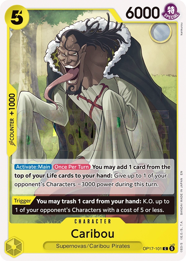 Carta Caribou (OP17-101)