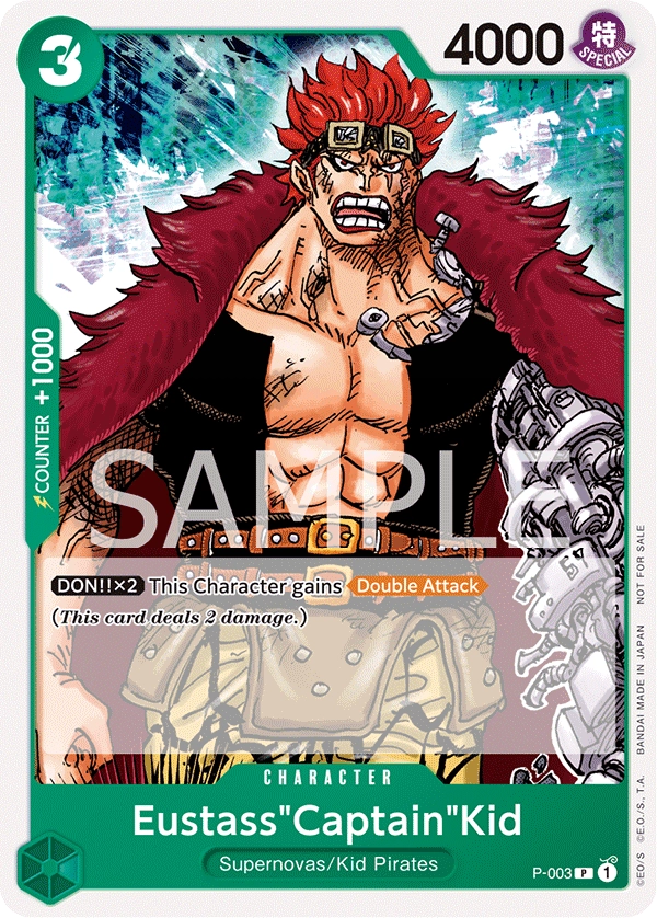 Carta Eustass"Captain"Kid (P-003)
