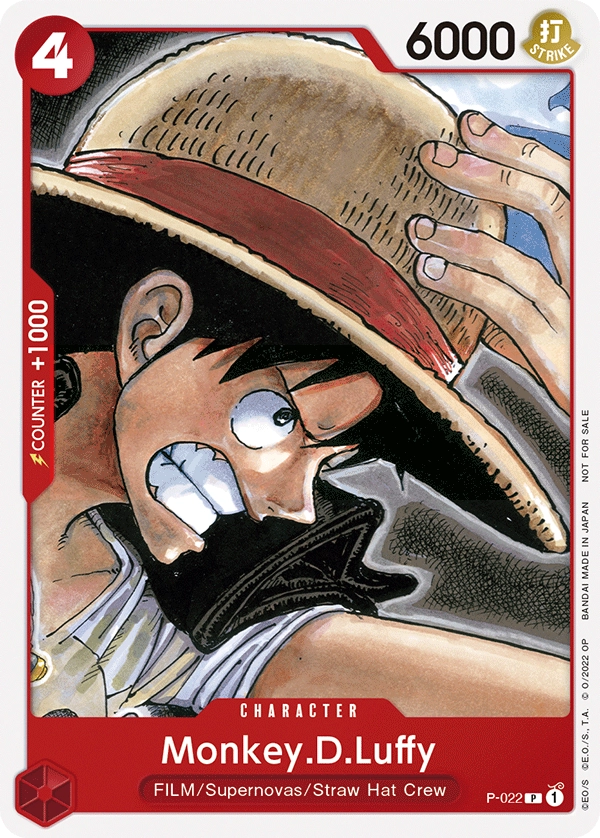 Carta Monkey.D.Luffy (P-022)
