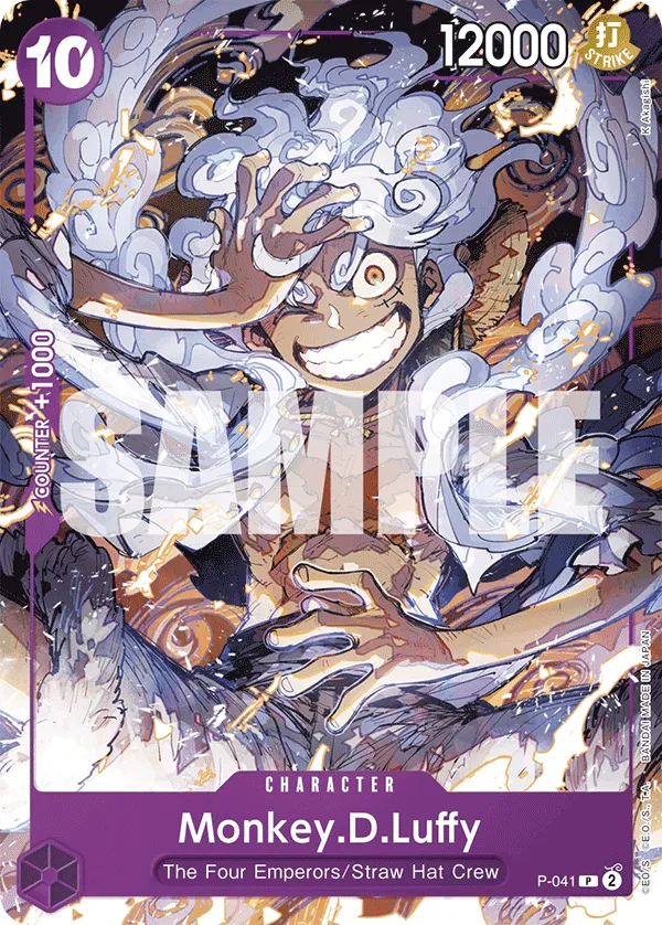 Carta Monkey.D.Luffy (P-041)