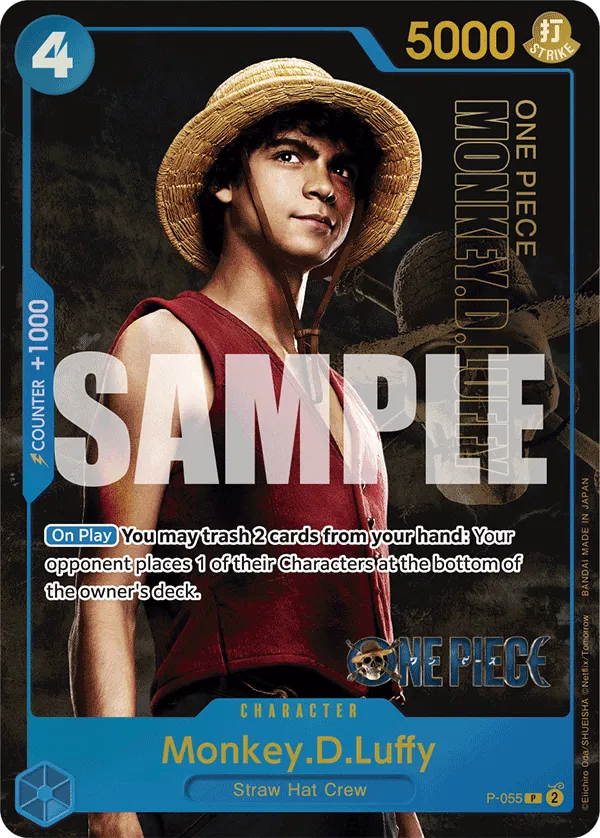 Carta Monkey.D.Luffy (P-055)