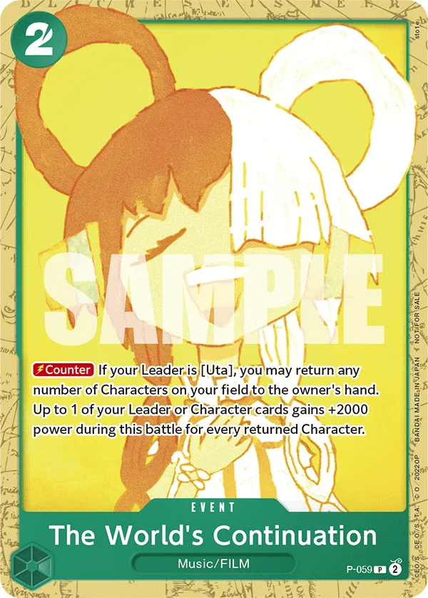Carta The World's Continuation (P-059)