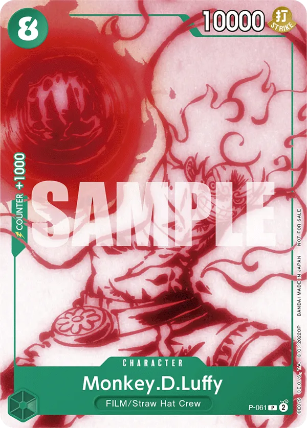 Carta Monkey.D.Luffy (P-061)