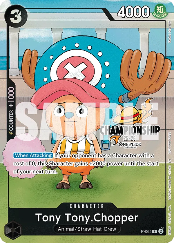Carta Tony Tony.Chopper (P-065)