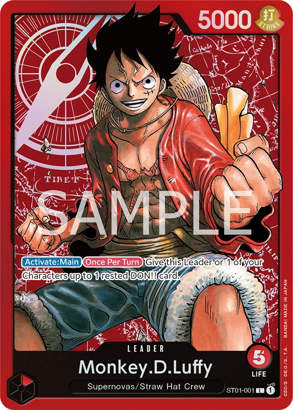 Carta Monkey.D.Luffy (ST01-001)