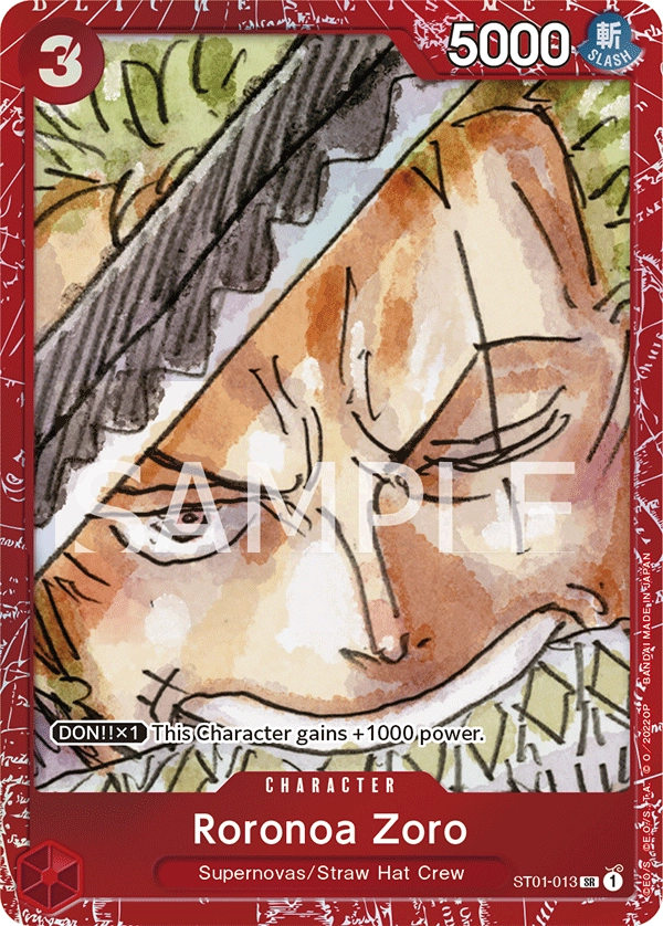 Carta Roronoa Zoro (ST01-013)