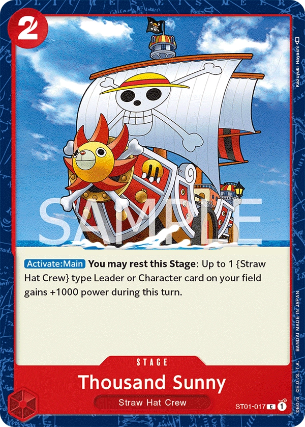 Carta Thousand Sunny (ST01-017)