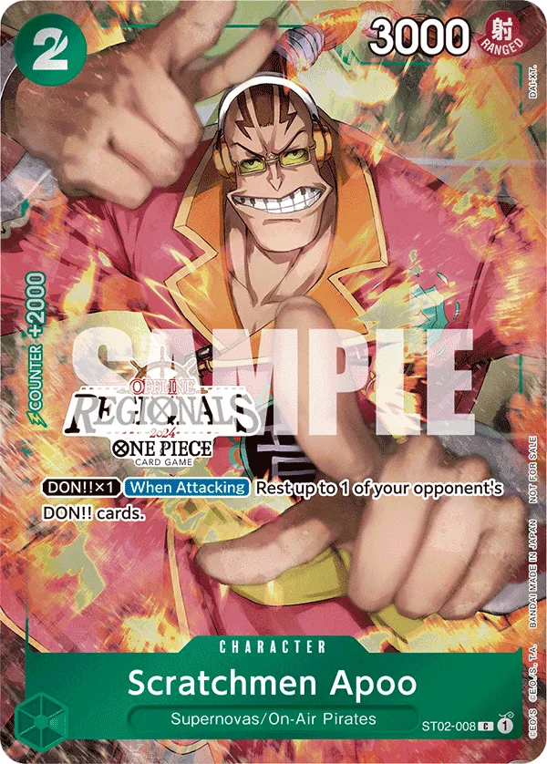 Carta Scratchmen Apoo (ST02-008)