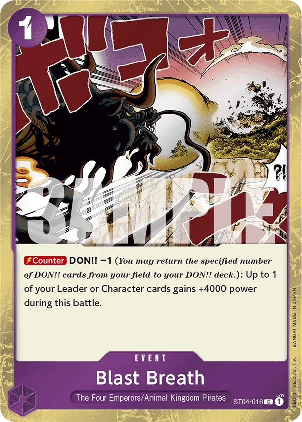 Carta Blast Breath (ST04-016)