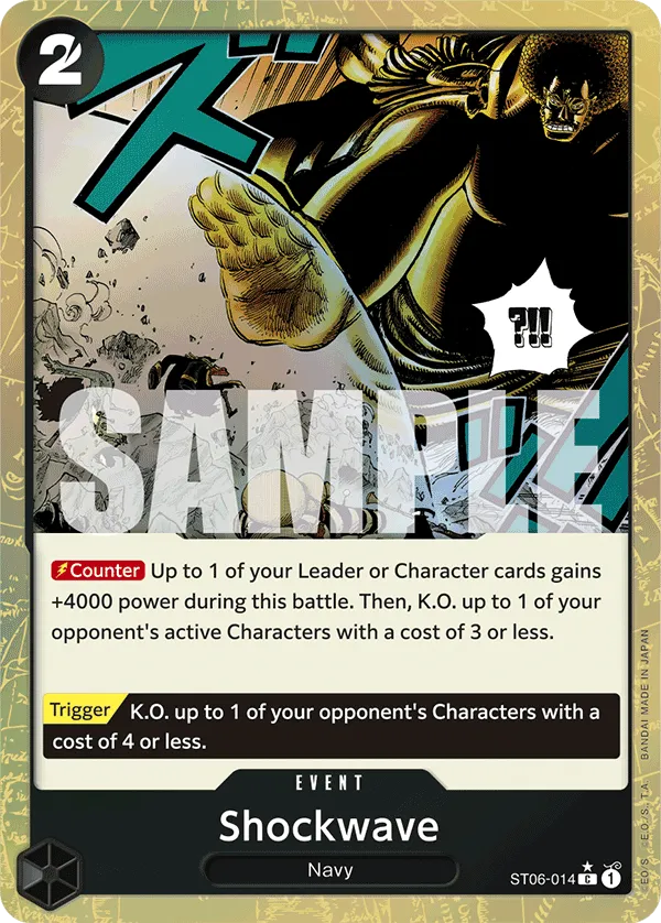 Carta Shockwave (ST06-014)