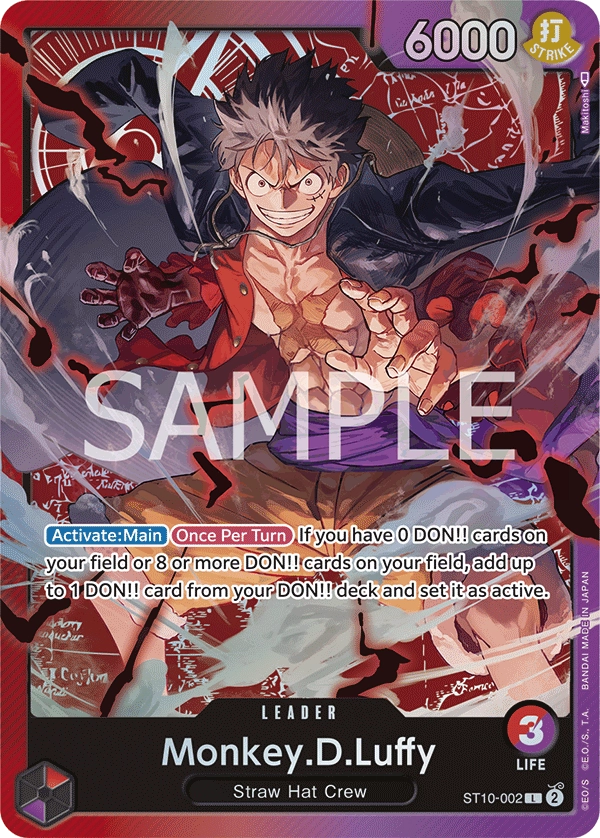Carta Monkey.D.Luffy (ST10-002)