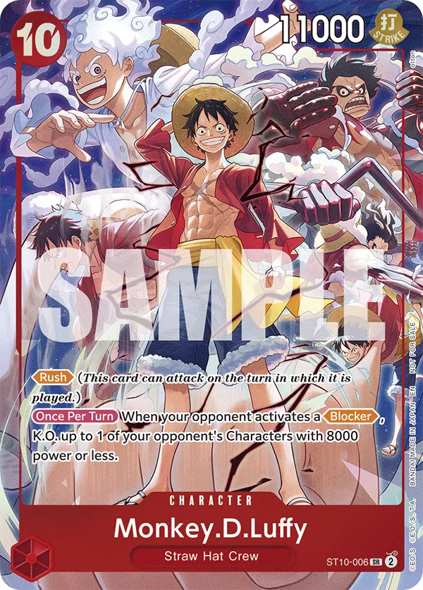 Carta Monkey.D.Luffy (ST10-006)