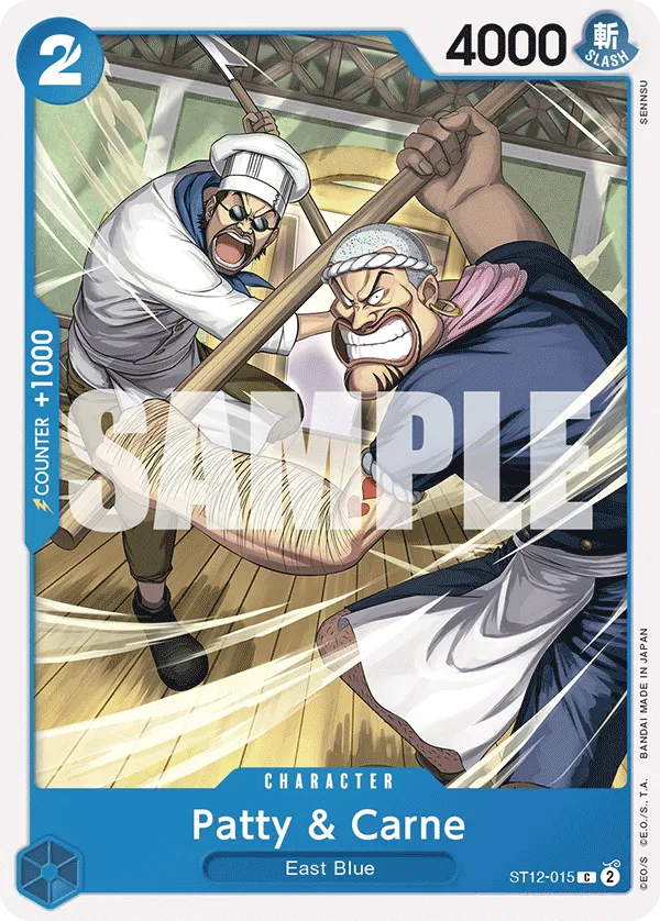 Carta Patty & Carne (ST12-015)