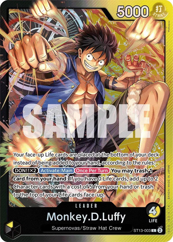 Carta Monkey.D.Luffy (ST13-003)