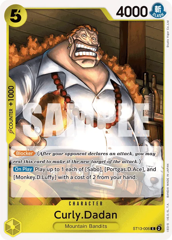 Carta Curly.Dadan (ST13-006)