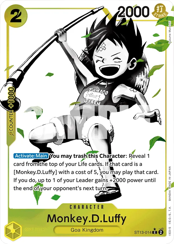 Carta Monkey.D.Luffy (ST13-014)