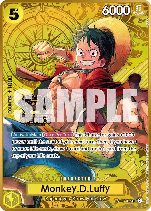 Carta Monkey.D.Luffy (ST13-015)