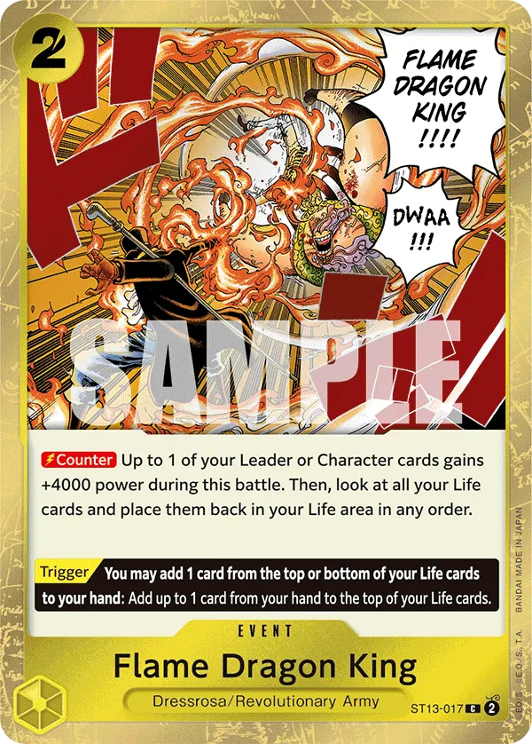 Carta Flame Dragon King (ST13-017)