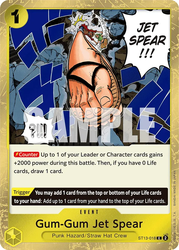 Carta Gum-Gum Jet Spear (ST13-018)