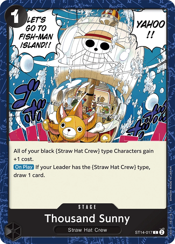 Carta Thousand Sunny (ST14-017)