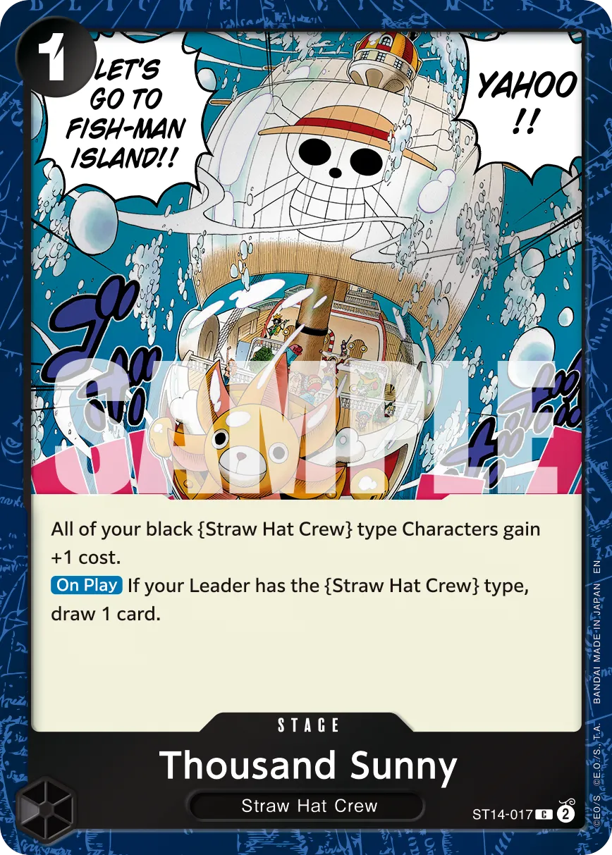 Carta Thousand Sunny (ST14-017)