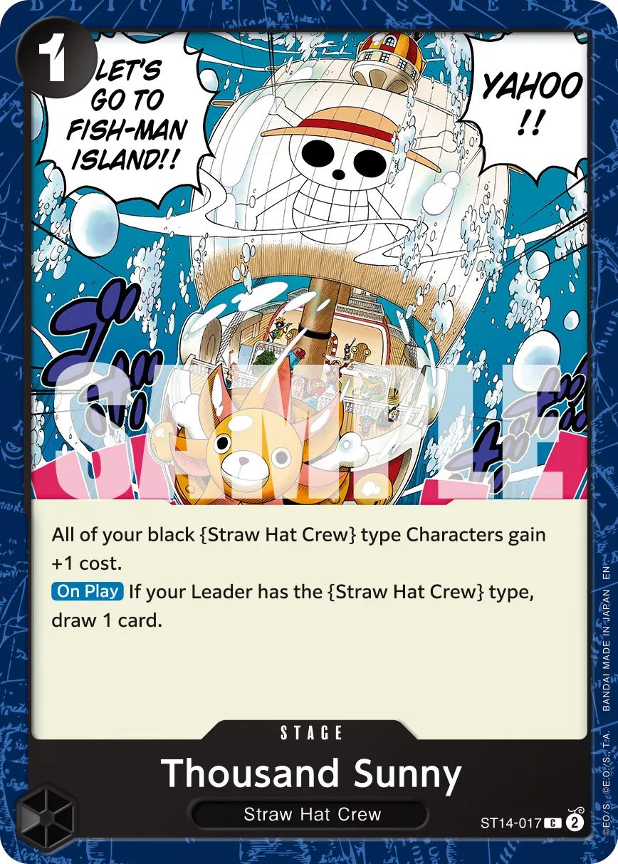 Carta Thousand Sunny (ST14-017)