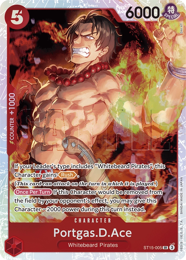 Carta Portgas.D.Ace (ST15-005)