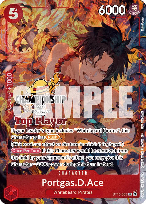 Carta Portgas.D.Ace (ST15-005)