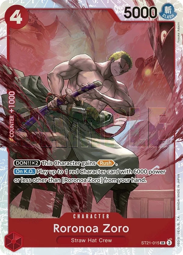 Carta Roronoa Zoro (ST21-015)