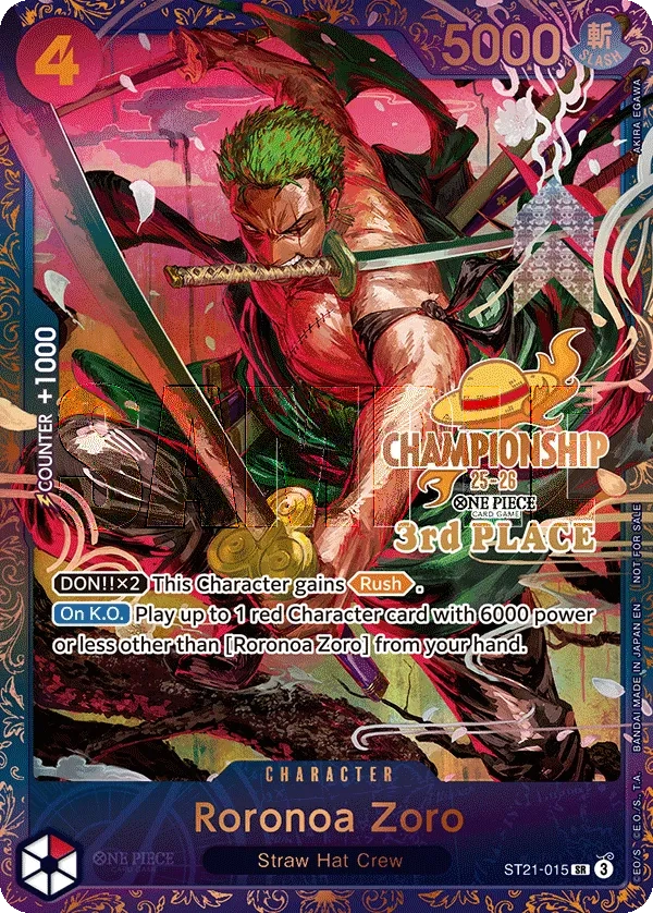 Carta Roronoa Zoro (ST21-015)
