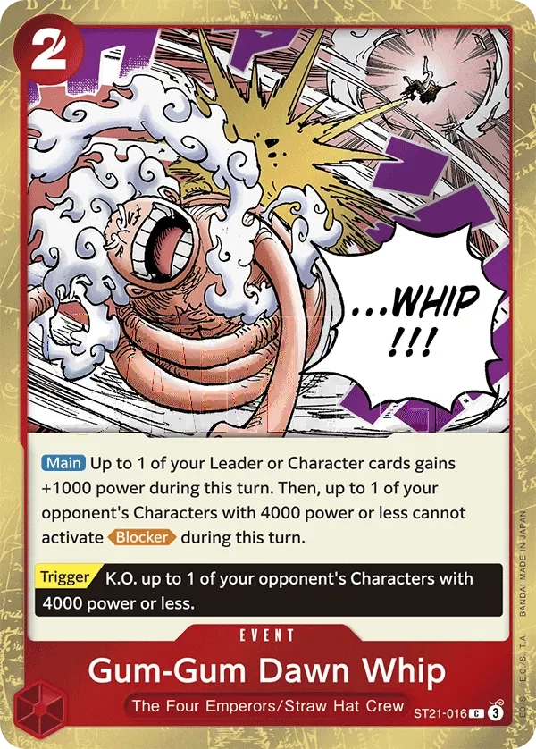 Carta Gum-Gum Dawn Whip (ST21-016)