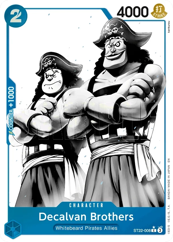 Carta Decalvan Brothers (ST22-008)