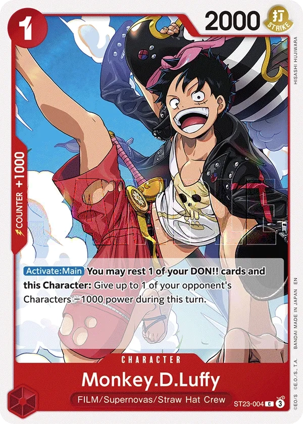 Carta Monkey.D.Luffy (ST23-004)
