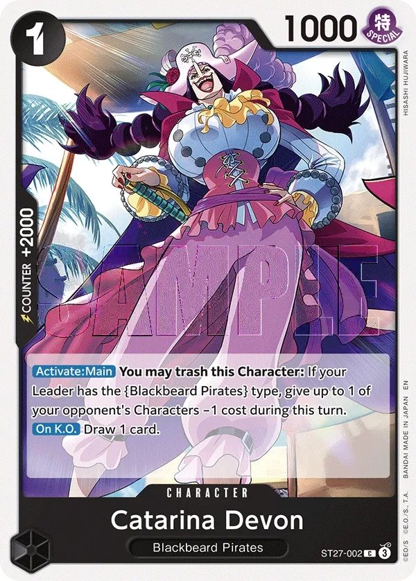 Carta Catarina Devon (ST27-002)