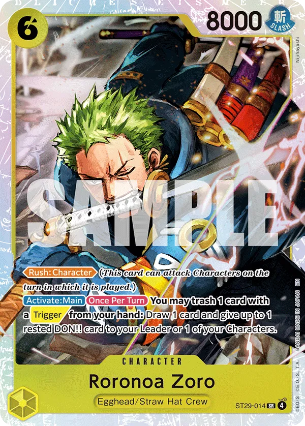 Carta Roronoa Zoro (ST29-014)