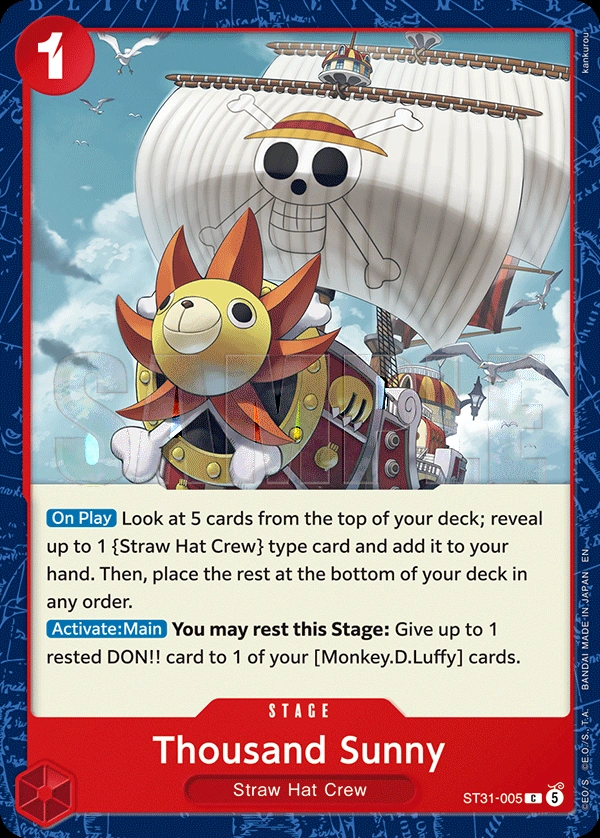Carta Thousand Sunny (ST31-005)