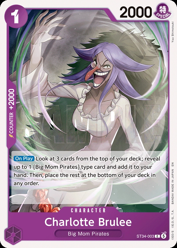 Carta Charlotte Brulee (ST34-003)