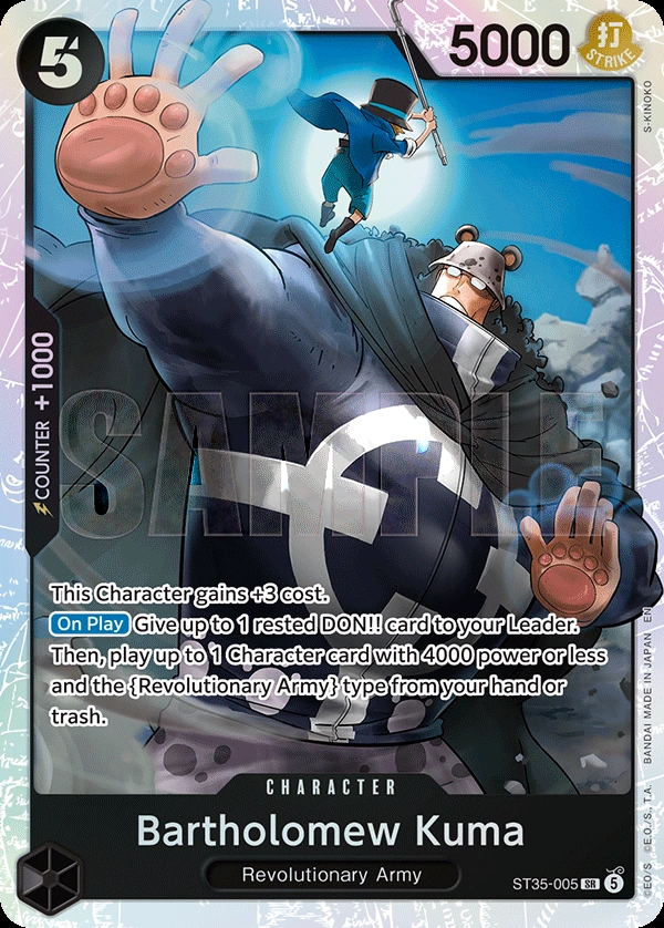 Carta Bartholomew Kuma (ST35-005)