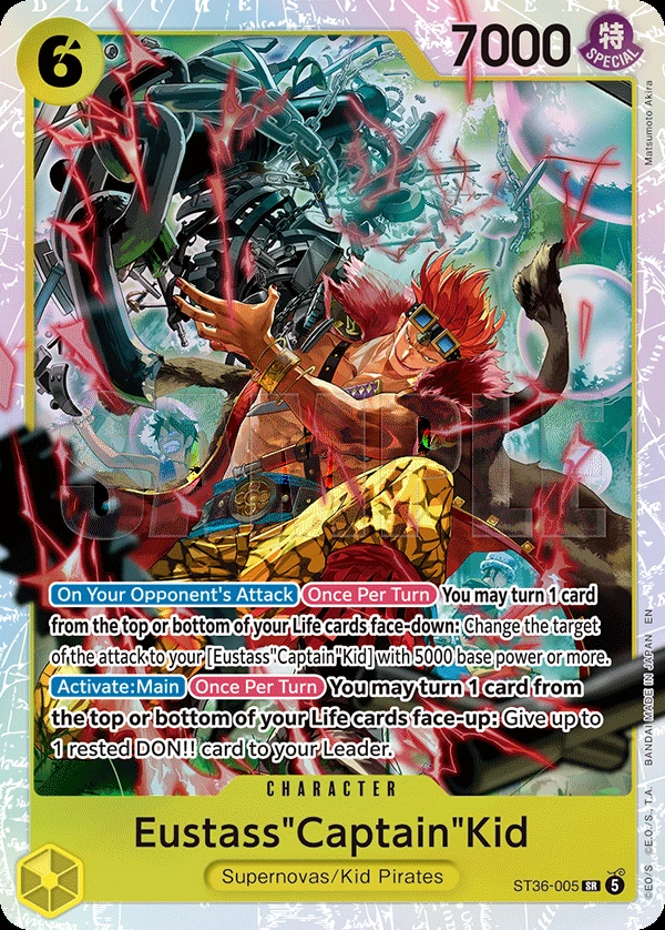 Carta Eustass"Captain"Kid (ST36-005)